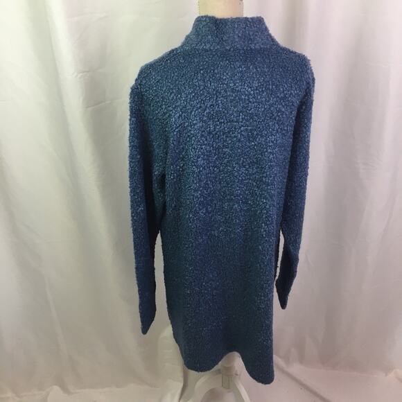 Lisa Rinna Collection Cozy Duster Horizon Blue XS - Picture 10 of 16